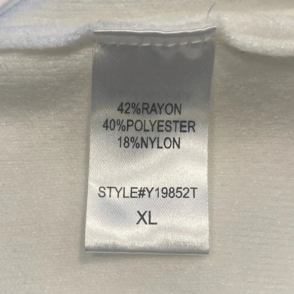 Pomander Place NEW Winter White Vivianne Turtleneck Sweater Mini Dress Size XL - Picture 11 of 11